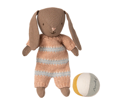 Zestaw - Króliczek Dzidziuś w Różowym Pajacyku...