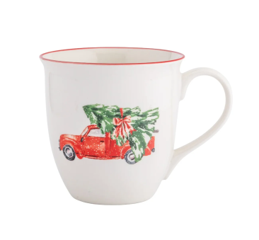 Świąteczny Samochód - Duży Świąteczny Kubek...