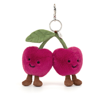 Breloczek Dwie Wiśnie - Para Wesołych Wisienek...