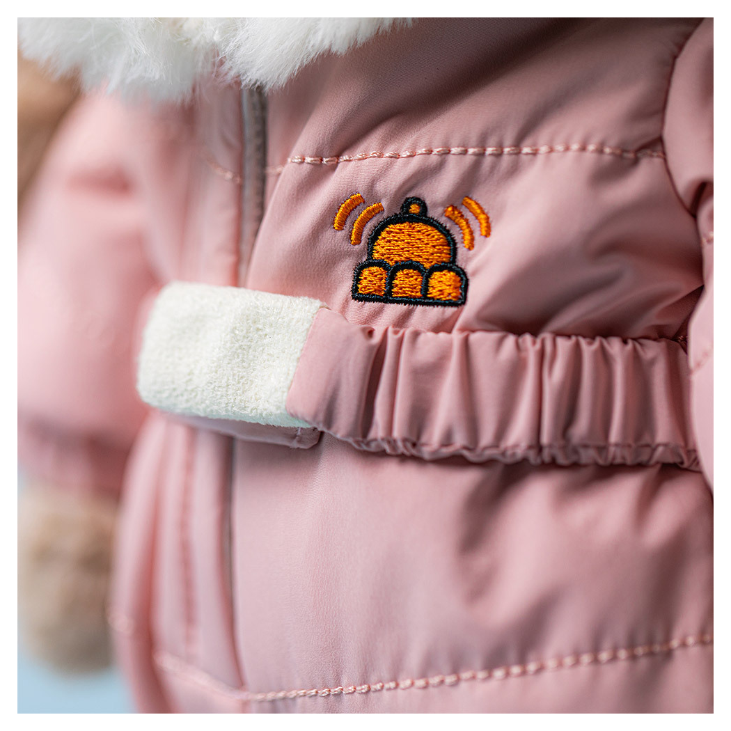 Beżowy Królik w Kombinezonie Zimowym 31 cm - Pluszowy Króliczek w Stroju Narciarskim - Maskotka Przytulanka - JellyCat