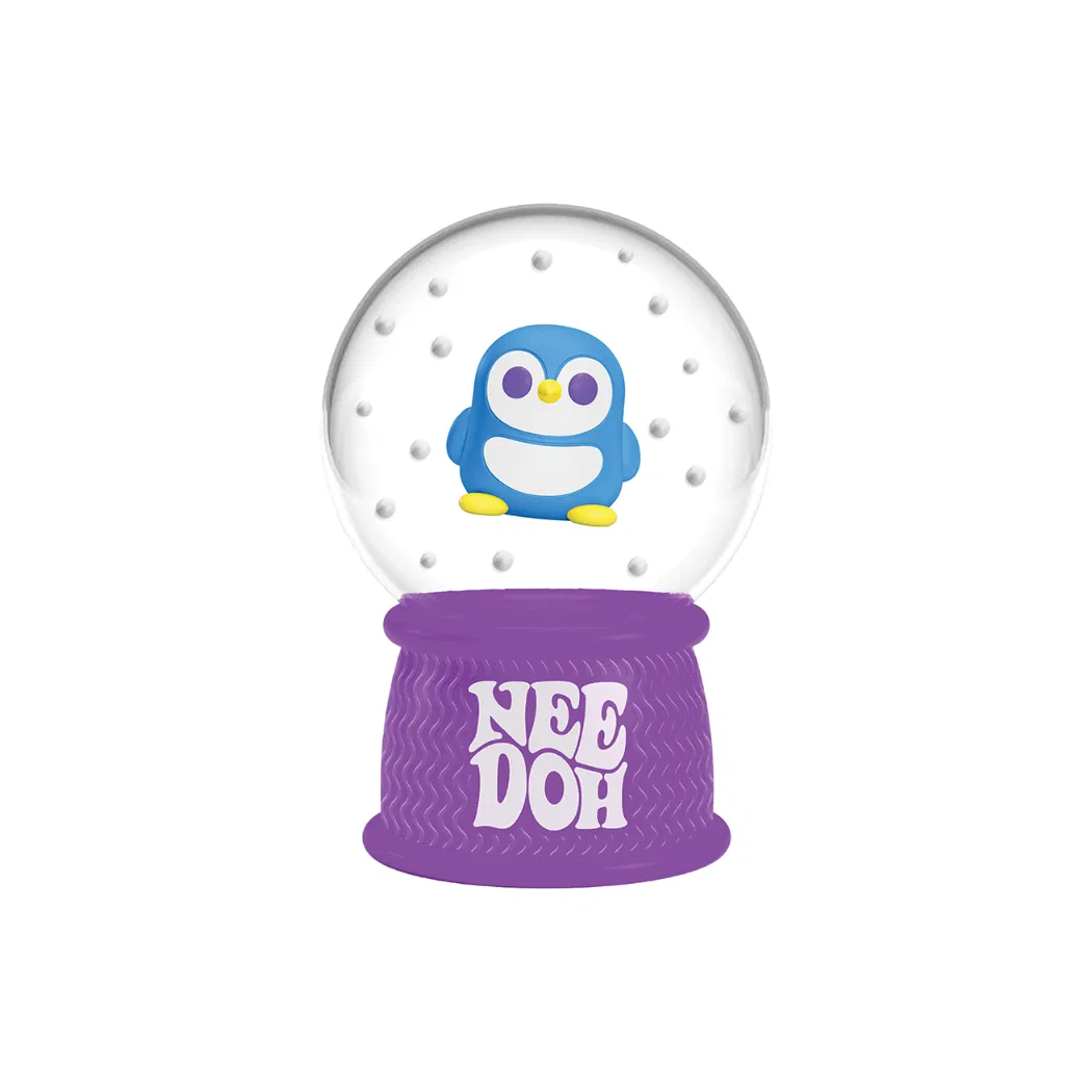 Gniotkowa Kula Śniegowa - Losowy Wzór - Squish N Flow Snow Globe - Zabawka Sensoryczna - Gniotek Antystresowy - Needoh