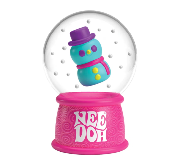 Gniotkowa Kula Śniegowa - Losowy Wzór - Squish N Flow Snow Globe - Zabawka Sensoryczna - Gniotek Antystresowy - Needoh