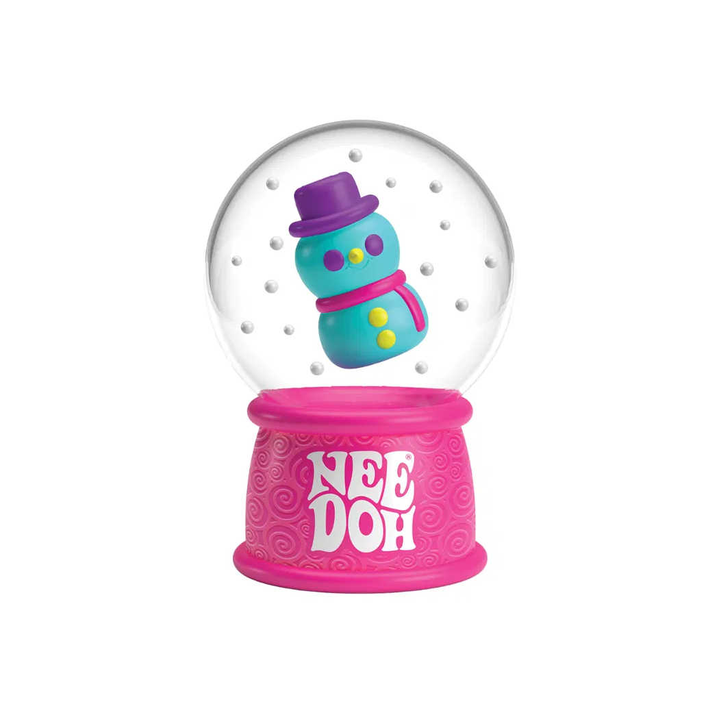 Gniotkowa Kula Śniegowa - Losowy Wzór - Squish N Flow Snow Globe - Zabawka Sensoryczna - Gniotek Antystresowy - Needoh