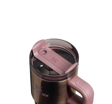 Różowe Złoto z Polyskiem - Polished Rose Gold 0.59L - Quencher H2.0 FlowState Tumbler - Kubek Termiczny - Stanley