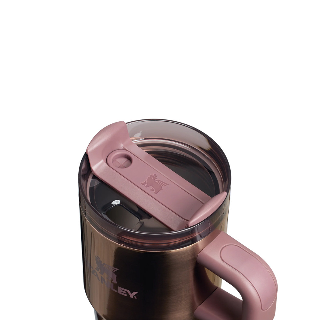 Różowe Złoto z Polyskiem - Polished Rose Gold 0.59L - Quencher H2.0 FlowState Tumbler - Kubek Termiczny - Stanley