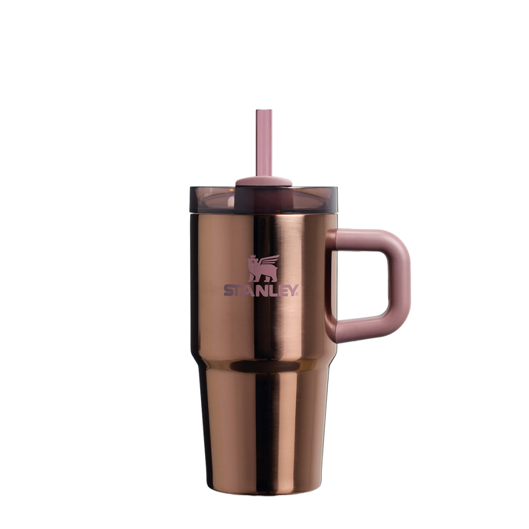 Różowe Złoto z Polyskiem - Polished Rose Gold 0.59L - Quencher H2.0 FlowState Tumbler - Kubek Termiczny - Stanley