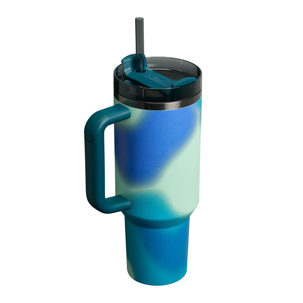 Coastal Teal Motion 1.18L - Quencher H2.0 FlowState Tumbler - Kubek Termiczny - Stanley