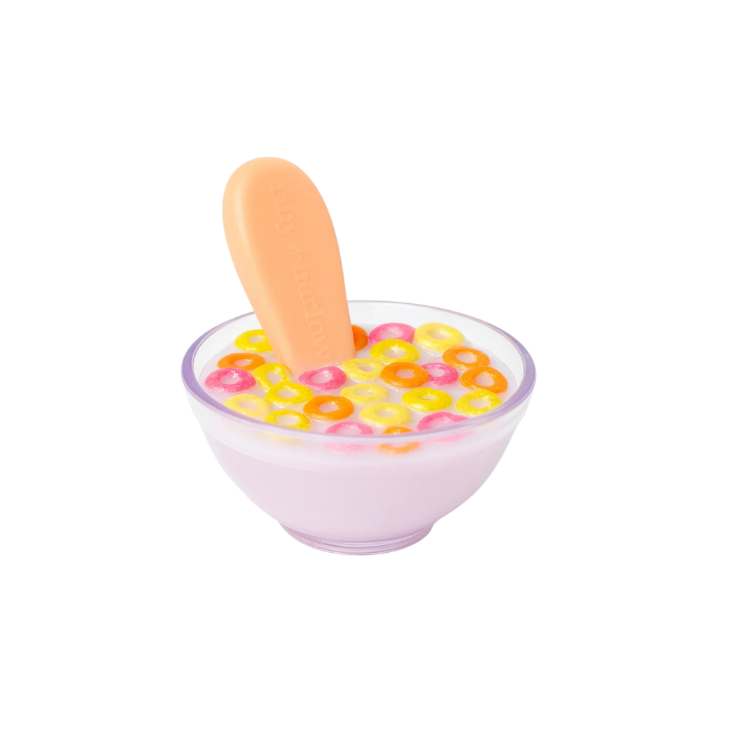 Płatki Śniadaniowe - Magiczna Miseczka z Łyżeczką - Zestaw Do Karmienia Lalek - Pachnący Deserek - Tiny Harlow