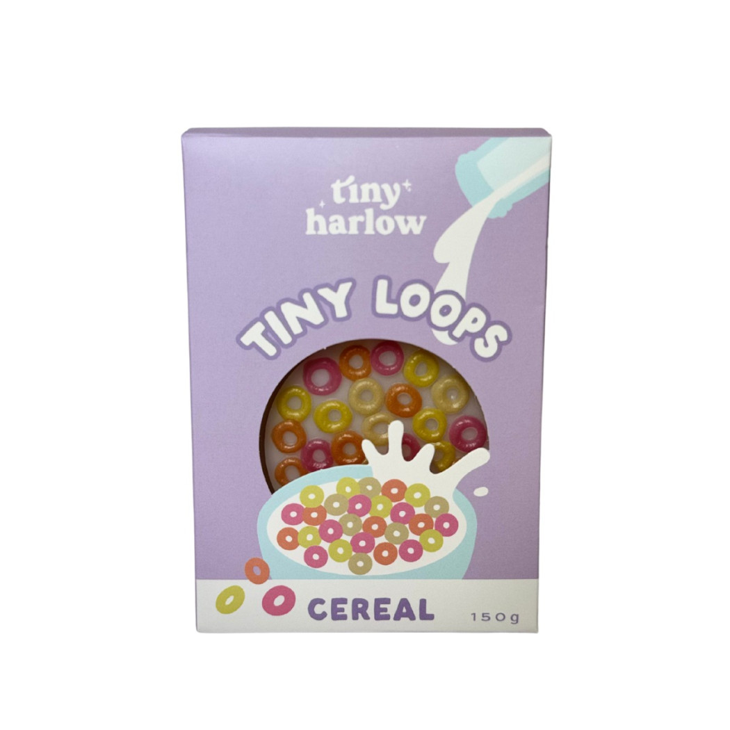 Płatki Śniadaniowe - Magiczna Miseczka z Łyżeczką - Zestaw Do Karmienia Lalek - Pachnący Deserek - Tiny Harlow