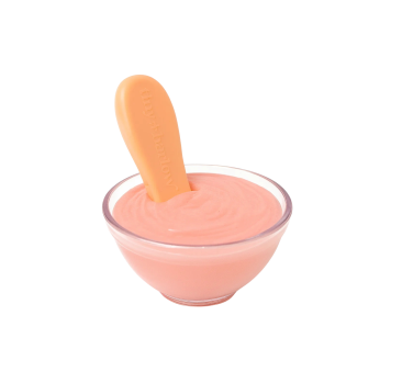 Jogurt Truskawkowy - Miseczka z Łyżeczką -...