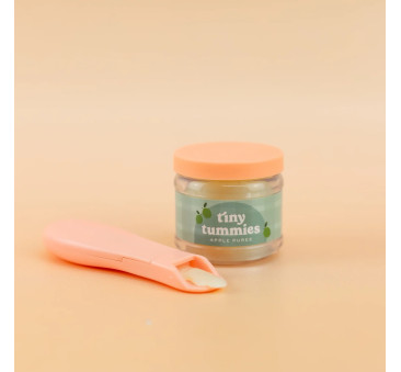 Jabłko - Słoiczek z Łyżeczką - Zestaw Do Karmienia Lalek - Deserek Pachnący Jabłkiem - Tiny Harlow