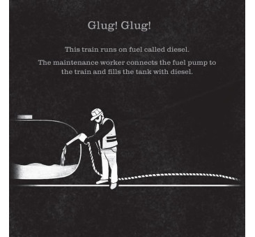 Pociągi - Wyjątkowa Książka Pozwalająca Zobaczyć Co Kryją Pociągi i Kolejnictwo - Podświetl i Odkryj - Api Papi