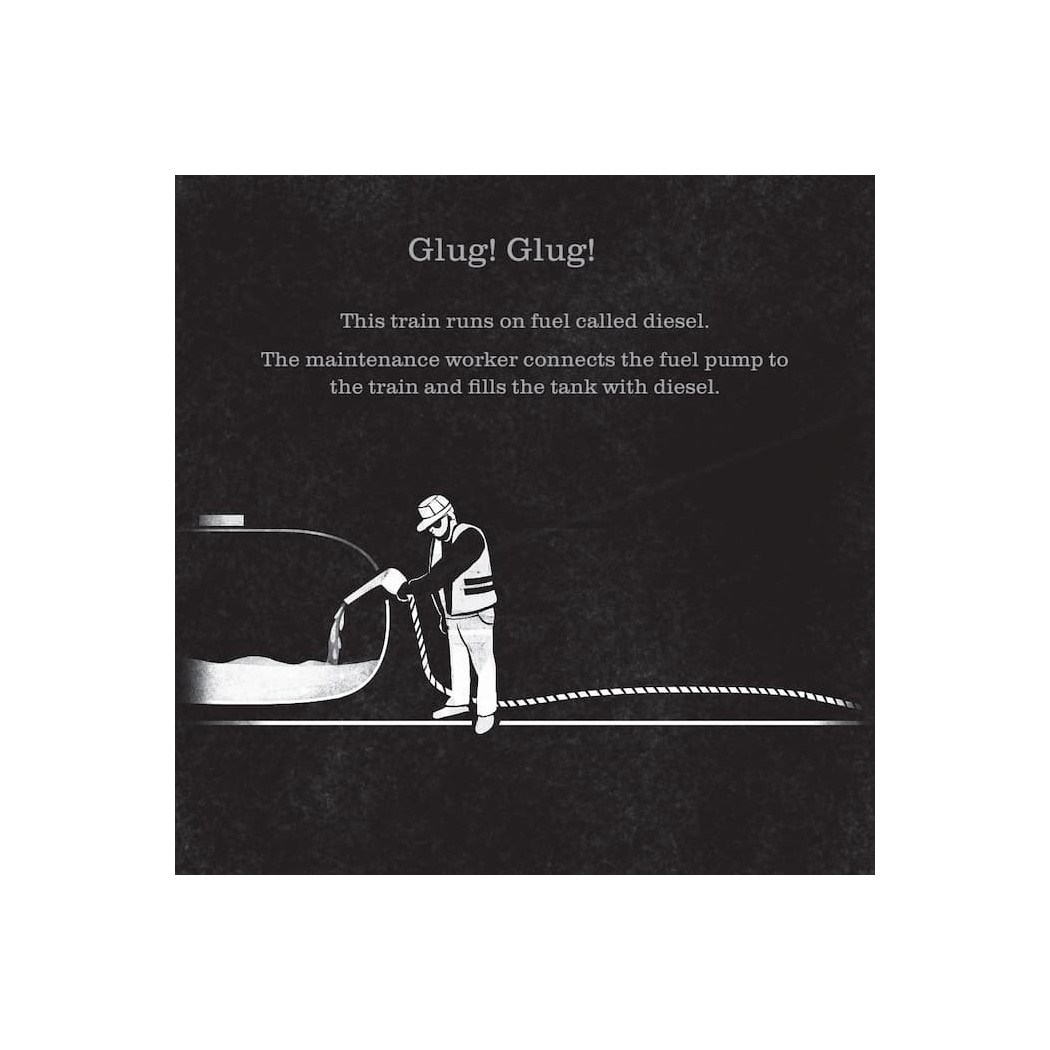 Pociągi - Wyjątkowa Książka Pozwalająca Zobaczyć Co Kryją Pociągi i Kolejnictwo - Podświetl i Odkryj - Api Papi