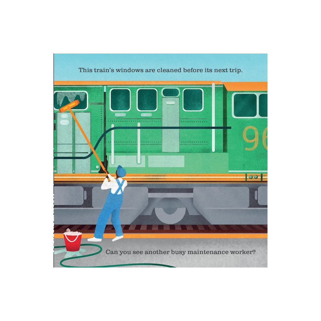 Pociągi - Wyjątkowa Książka Pozwalająca Zobaczyć Co Kryją Pociągi i Kolejnictwo - Podświetl i Odkryj - Api Papi