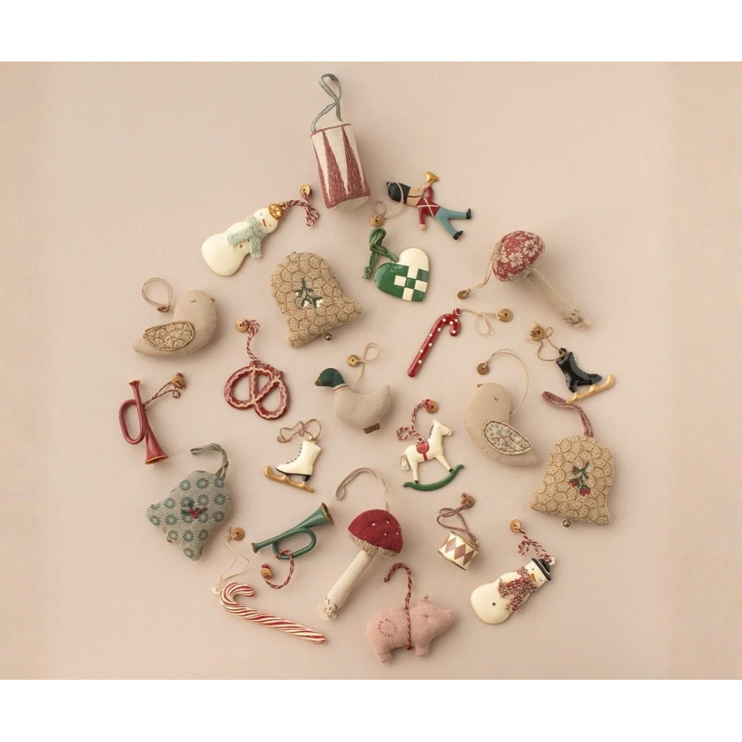 Konik na Biegunach - Dekoracja Bożonarodzeniowa - Metalowa Ozdoba - Zawieszka - Maileg