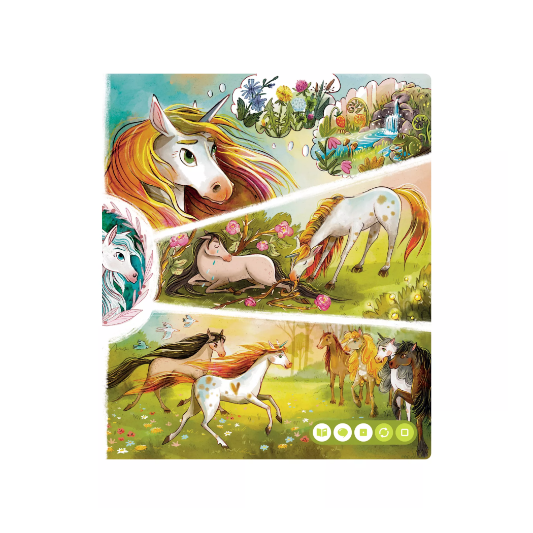 Konie i Jednorożce - Baśniowe Opowieści - Interaktywna Mówiąca Książka - Czytaj z Albikiem - Albi