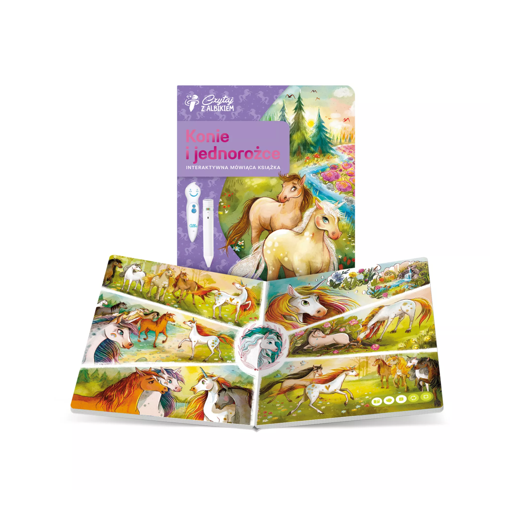 Konie i Jednorożce - Baśniowe Opowieści - Interaktywna Mówiąca Książka - Czytaj z Albikiem - Albi