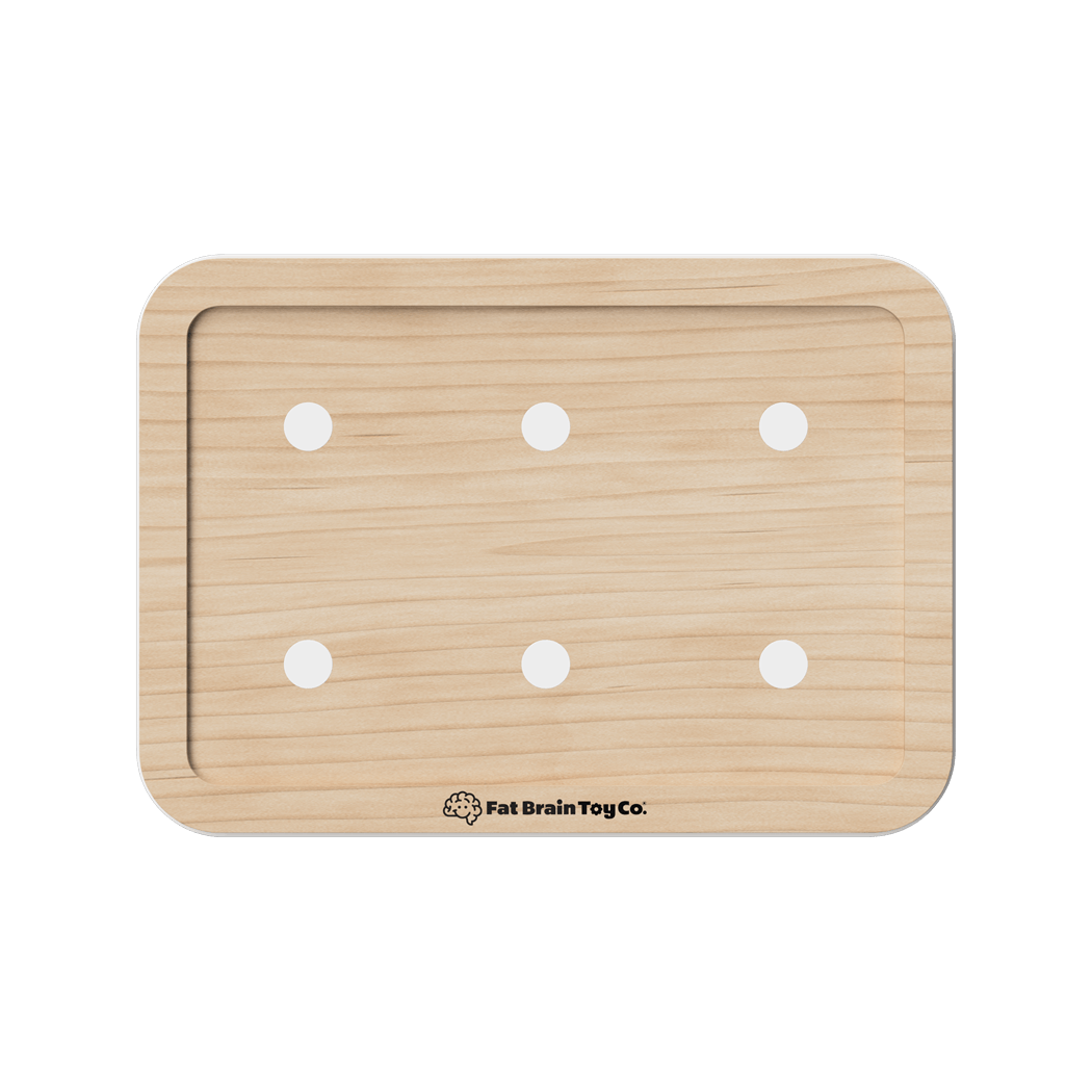 Drewniana Baza Tablicy PlayTab - Podkładka do Ułożenia Tablicy Sensorycznej - Fat Brain Toys
