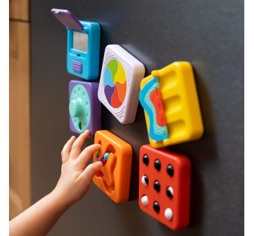 Przekładanka - PlayTab Sensoryczny Kwadrat - Jeden Element do Tablicy - Fat Brain Toys