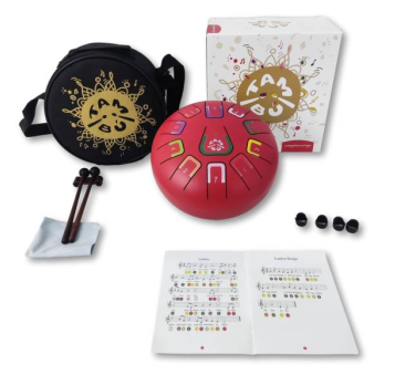 Czerwony Mat - Tambu - Stalowy Bębenek Językowy - Juegaconmigo