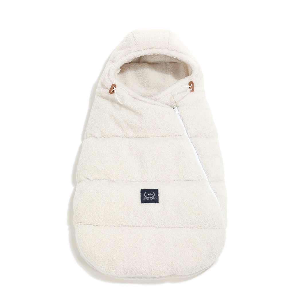 Baby Multi Teddy Bear Cream - 0-1 lat - Śpiworek do Wózka - Aspen Winterproof - La Millou