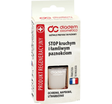 Stop Kruchym i Łamliwym Paznokciom - Odżywka Do Delikatnych Paznokci - 11 ml - Szafir Diadem Cosmetics