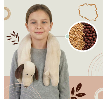 Piesek - Pluszak Obciążeniowy 1000g / 90 cm - Regulowana Waga - Sensoryczny Stabilizator dla Dziecka - Sensonis