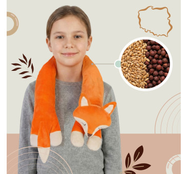 Lisek - Pluszak Obciążeniowy 1000g / 90 cm - Regulowana Waga - Sensoryczny Stabilizator dla Dziecka - Sensonis