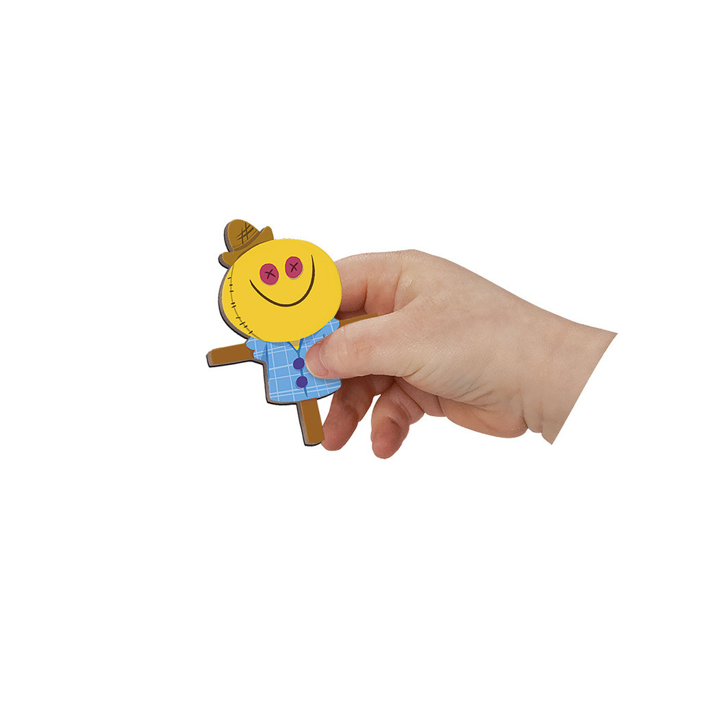 W Ogródku - Układanka Magnetyczna - 30 Magnesów - Magneti'stories - Janod