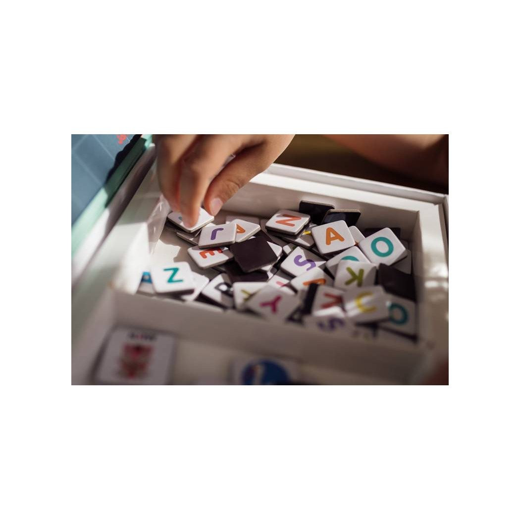 Polski Alfabet - Układanka Magnetyczna - Magnetibook - Janod