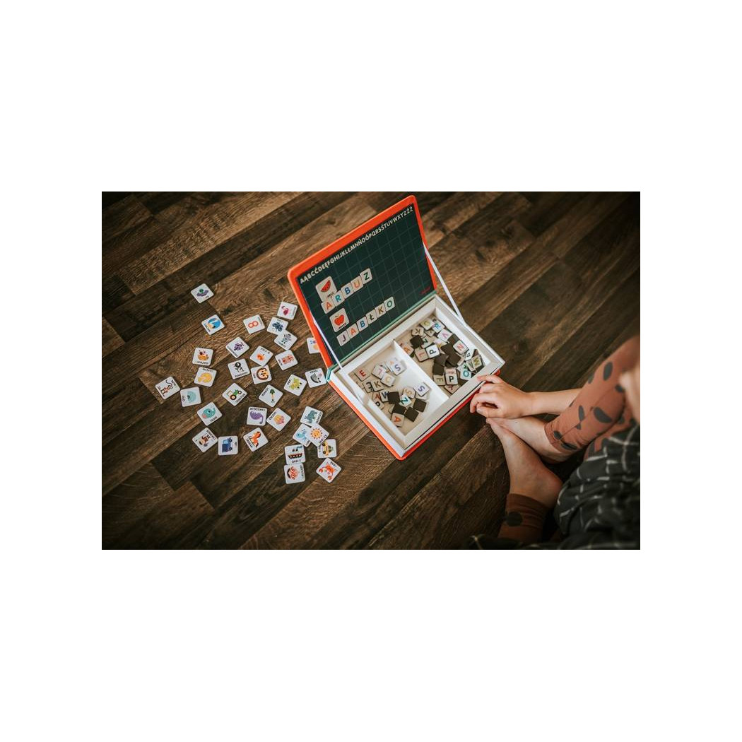 Polski Alfabet - Układanka Magnetyczna - Magnetibook - Janod