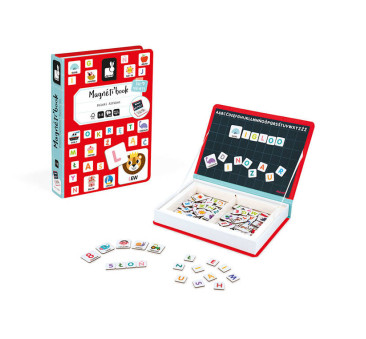 Polski Alfabet - Układanka Magnetyczna - Magnetibook - Janod