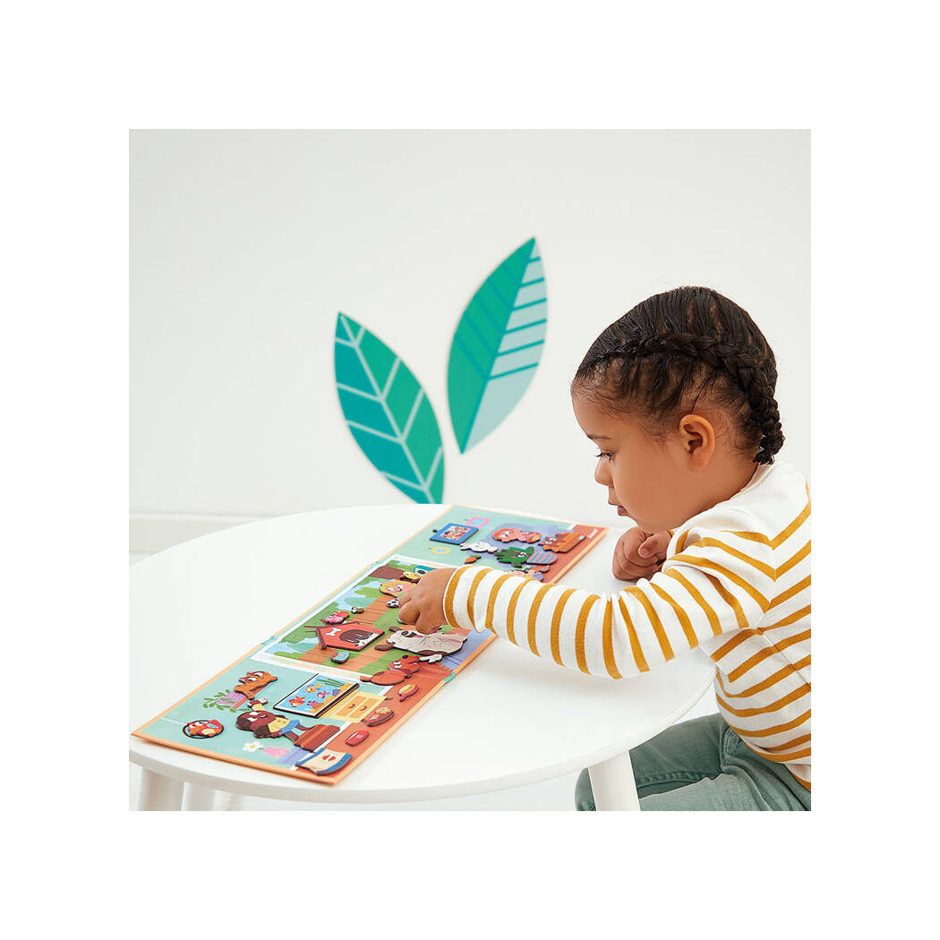 Zwierzęta Domowe - Układanka Magnetyczna - 30 Magnesów - Magneti'stories - Janod