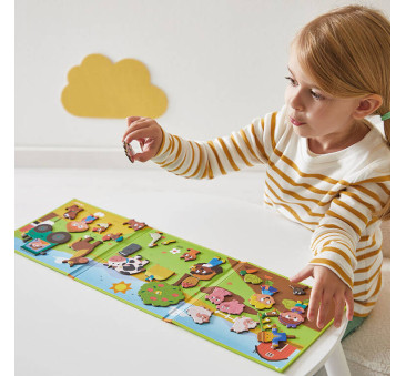 Farma - Układanka Magnetyczna - 30 Magnesów - Magneti'stories - Janod