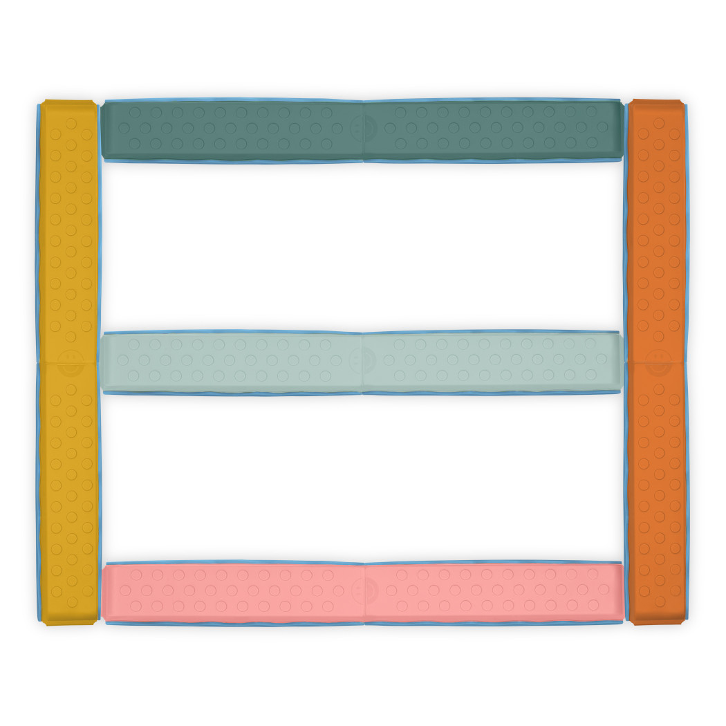 Zestaw 10 Belek Równoważnych - Zabawka Sensoryczna do Balansowania - BTOYS