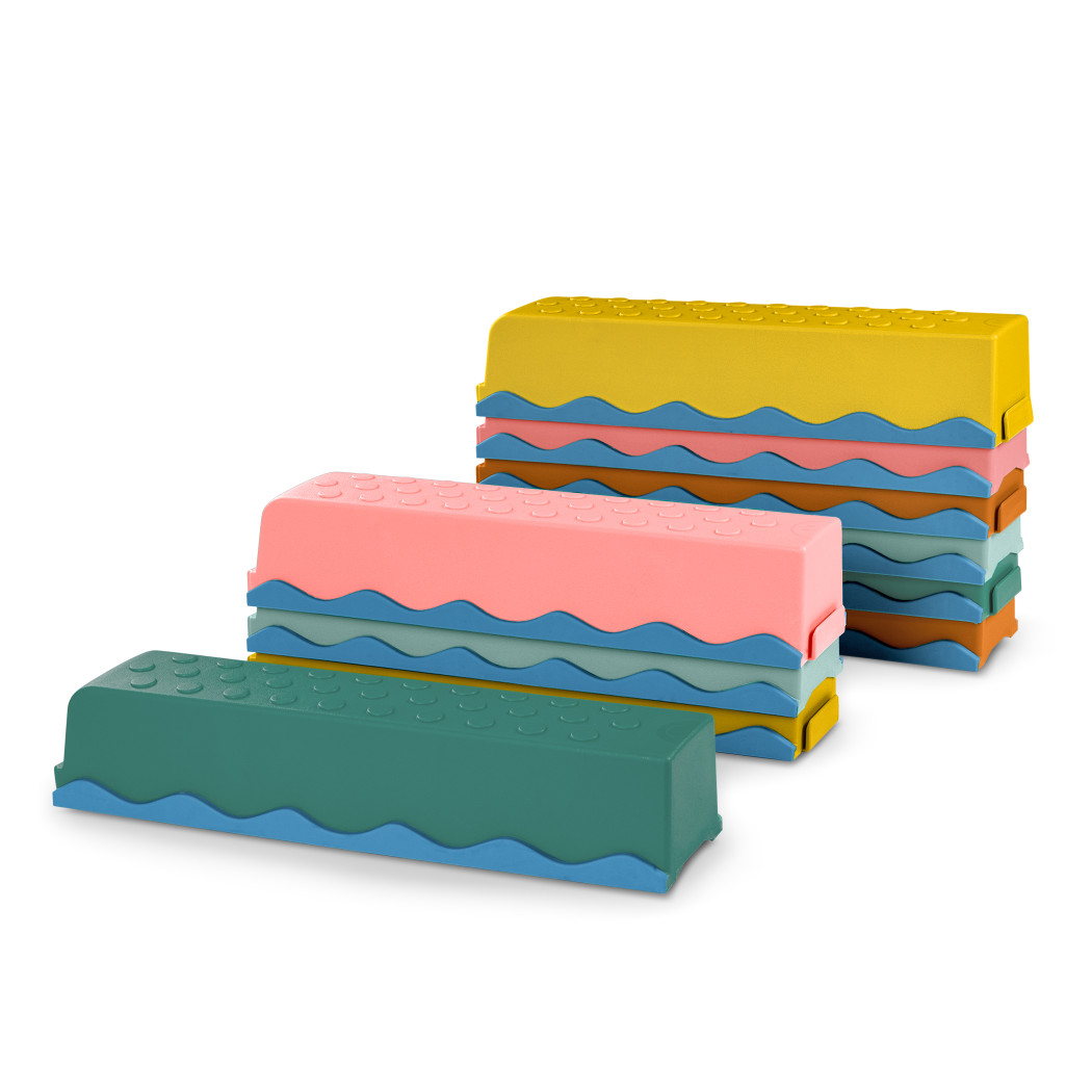 Zestaw 10 Belek Równoważnych - Zabawka Sensoryczna do Balansowania - BTOYS