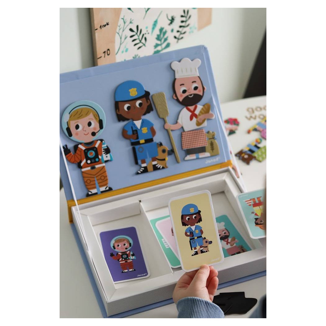 Zawody - Układanka Magnetyczna - Magnetibook - Janod