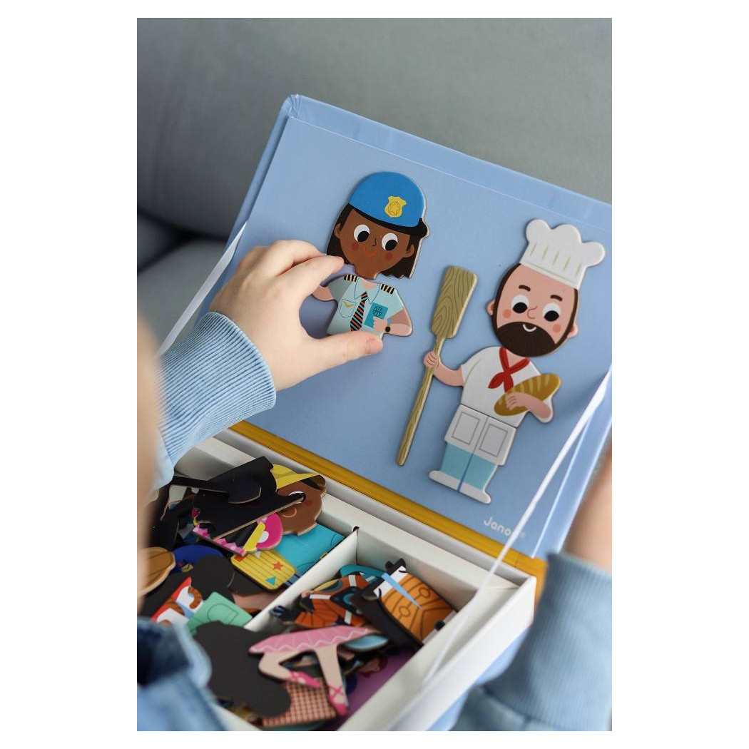 Zawody - Układanka Magnetyczna - Magnetibook - Janod