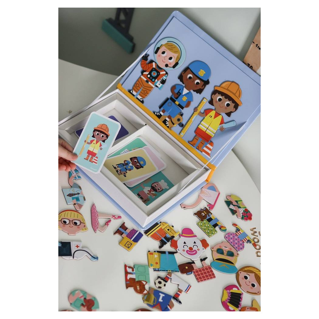 Zawody - Układanka Magnetyczna - Magnetibook - Janod