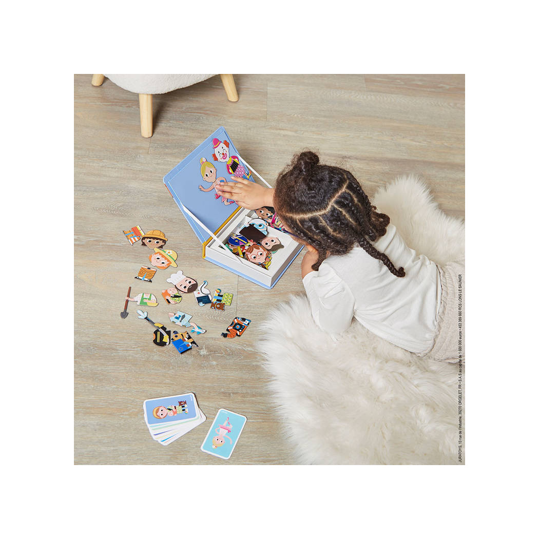 Zawody - Układanka Magnetyczna - Magnetibook - Janod