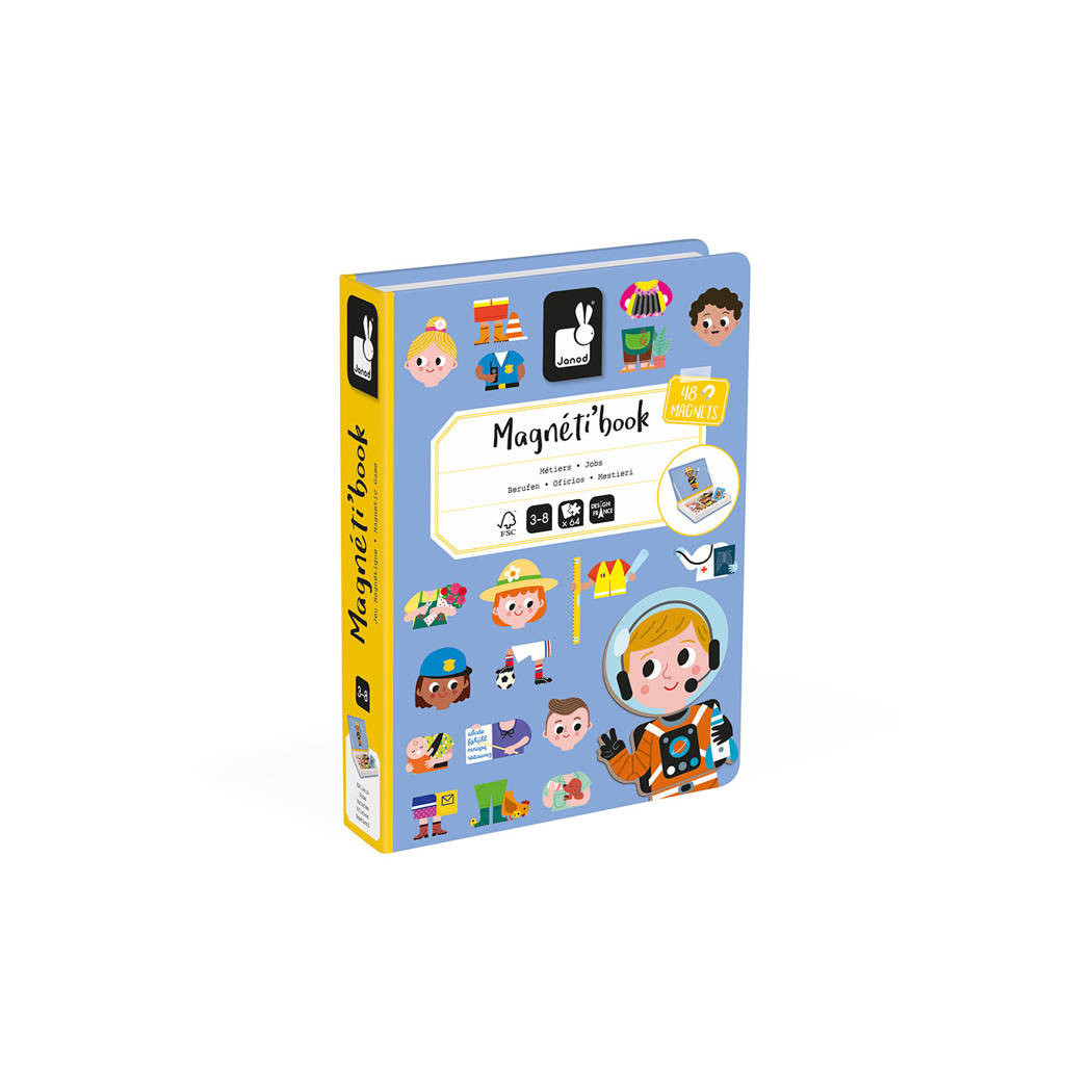 Zawody - Układanka Magnetyczna - Magnetibook - Janod