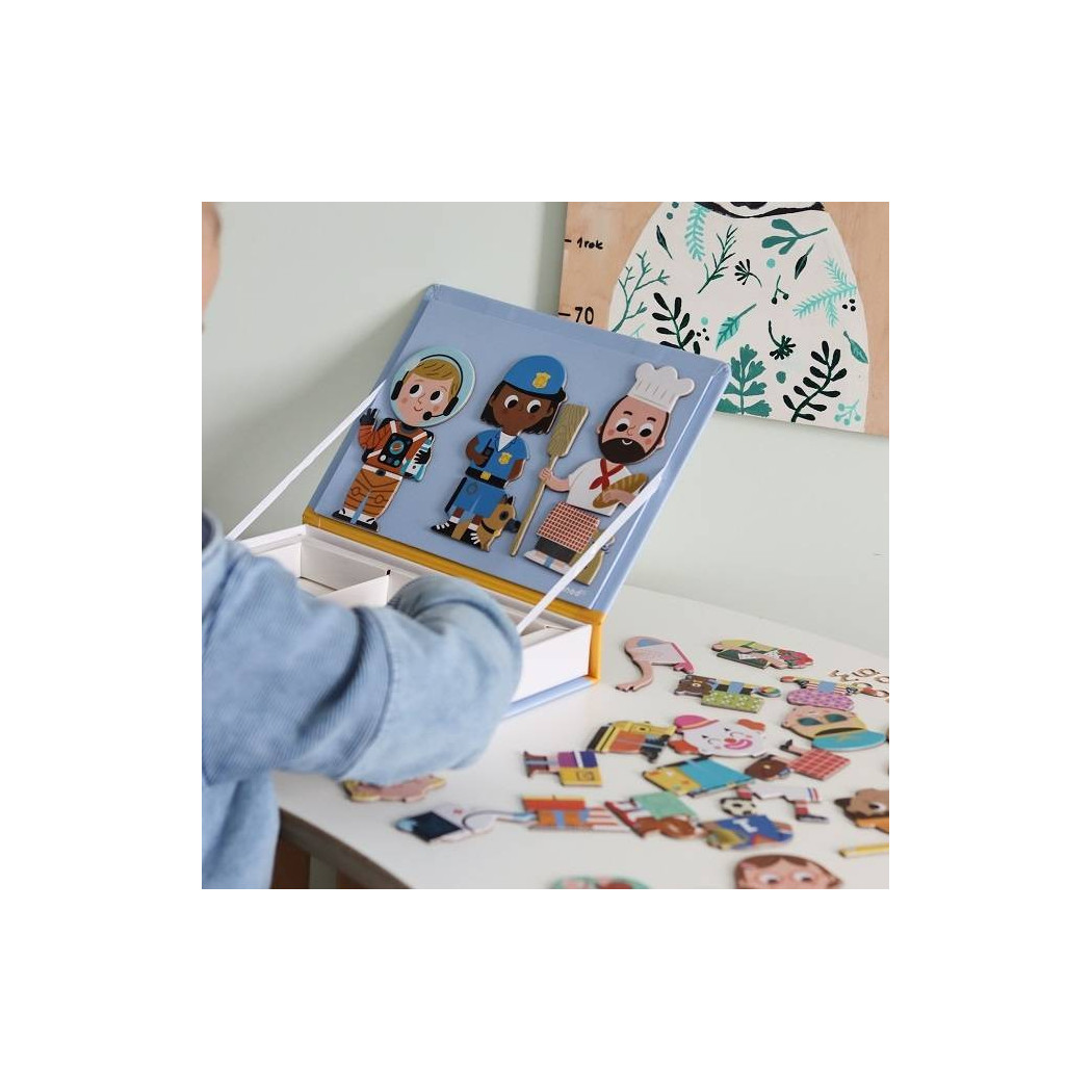 Zawody - Układanka Magnetyczna - Magnetibook - Janod