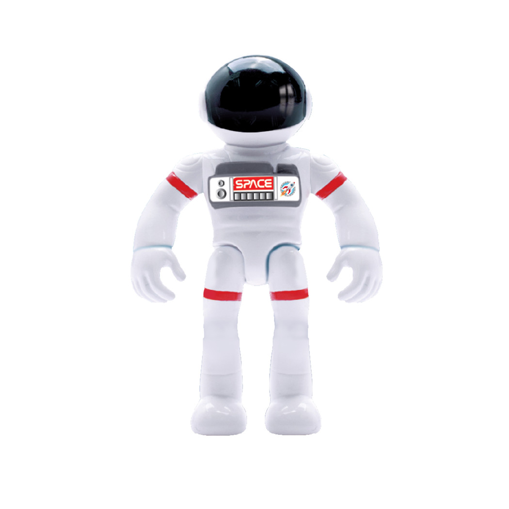 Astronauta - Figurka 7,5 cm - Space Junior - Ruchome Ramiona i Nogi - BUKI