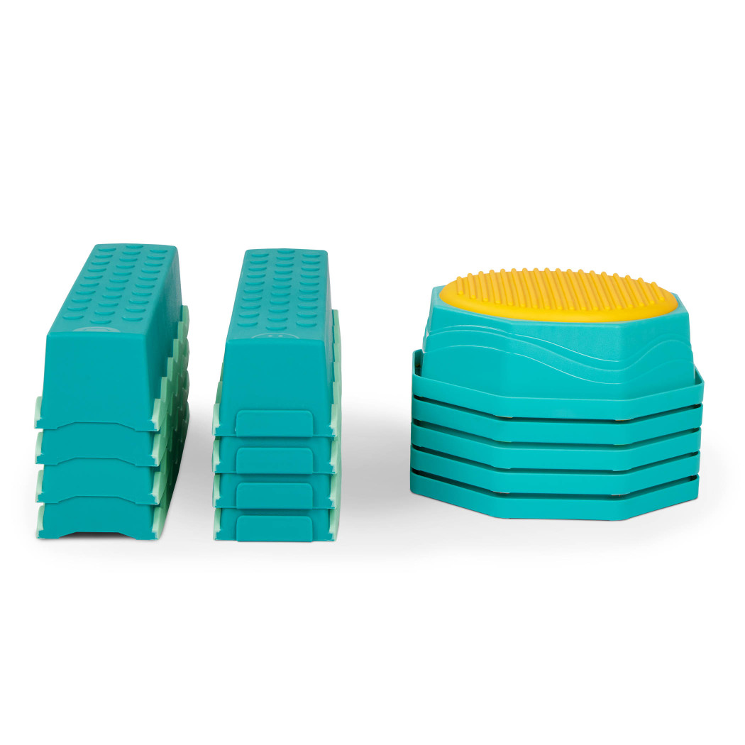 Kombinacyjna Ścieżka Sensoryczna Zestaw Belek Równoważnych z Polami Sensorycznymi - BTOYS