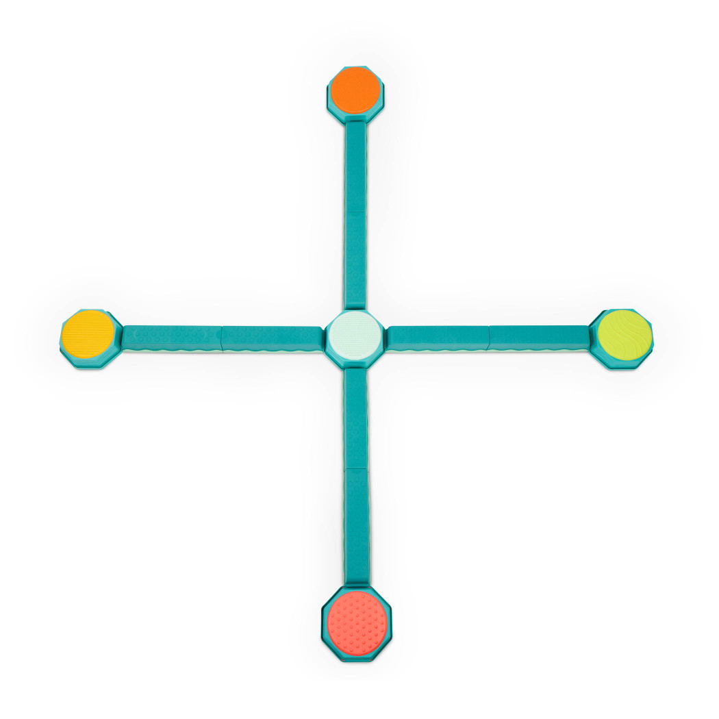 Kombinacyjna Ścieżka Sensoryczna Zestaw Belek Równoważnych z Polami Sensorycznymi - BTOYS