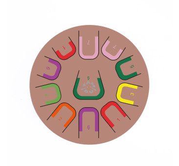 Ceglasty Tambu+ Duży Stalowy Bębenek Językowy -...