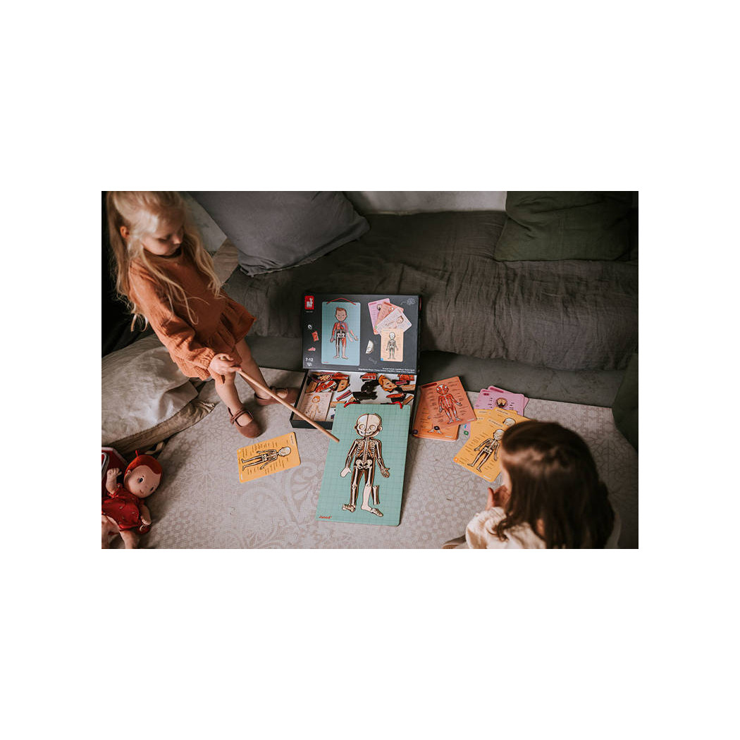 Układanka magnetyczna Ciało Człowieka - Anatomia - Janod