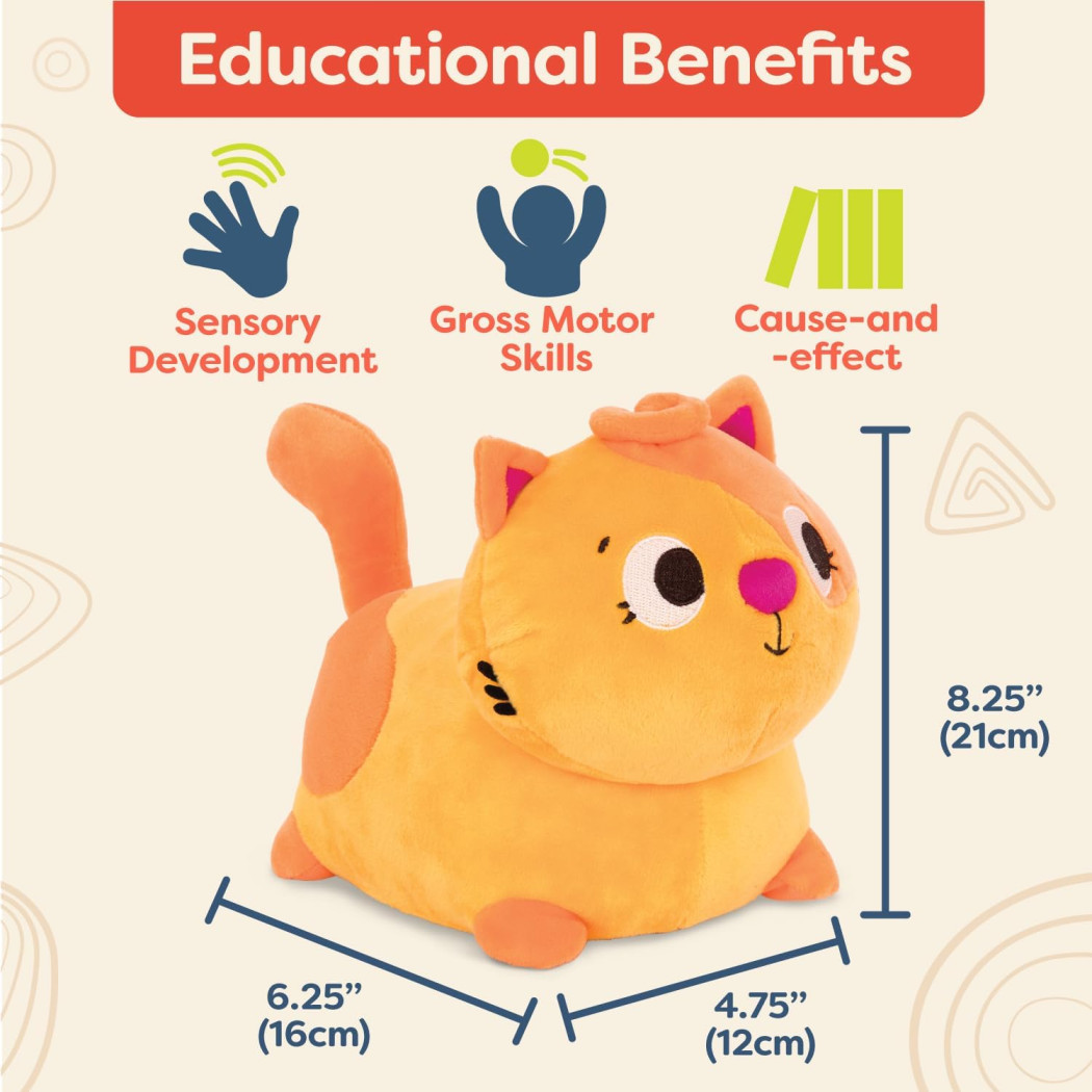 Wędrujący Kotek - Wobble ‘n’ Go Kitty - Zabawka do Nauki Raczkowania - Btoys
