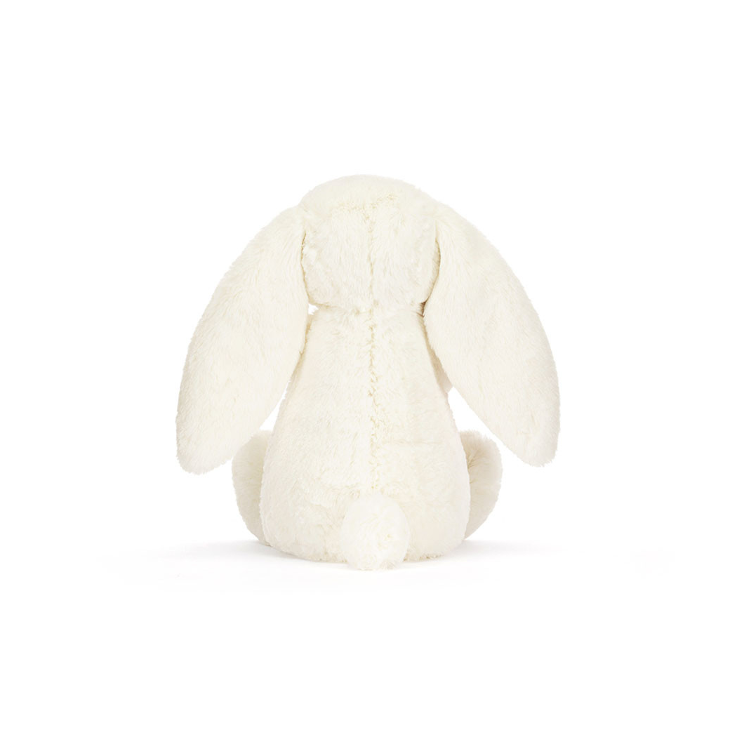 Króliczek z Różą - Kremowy Pluszowy Królik 31 cm z Różyczką - Maskotka Przytulanka - JellyCat