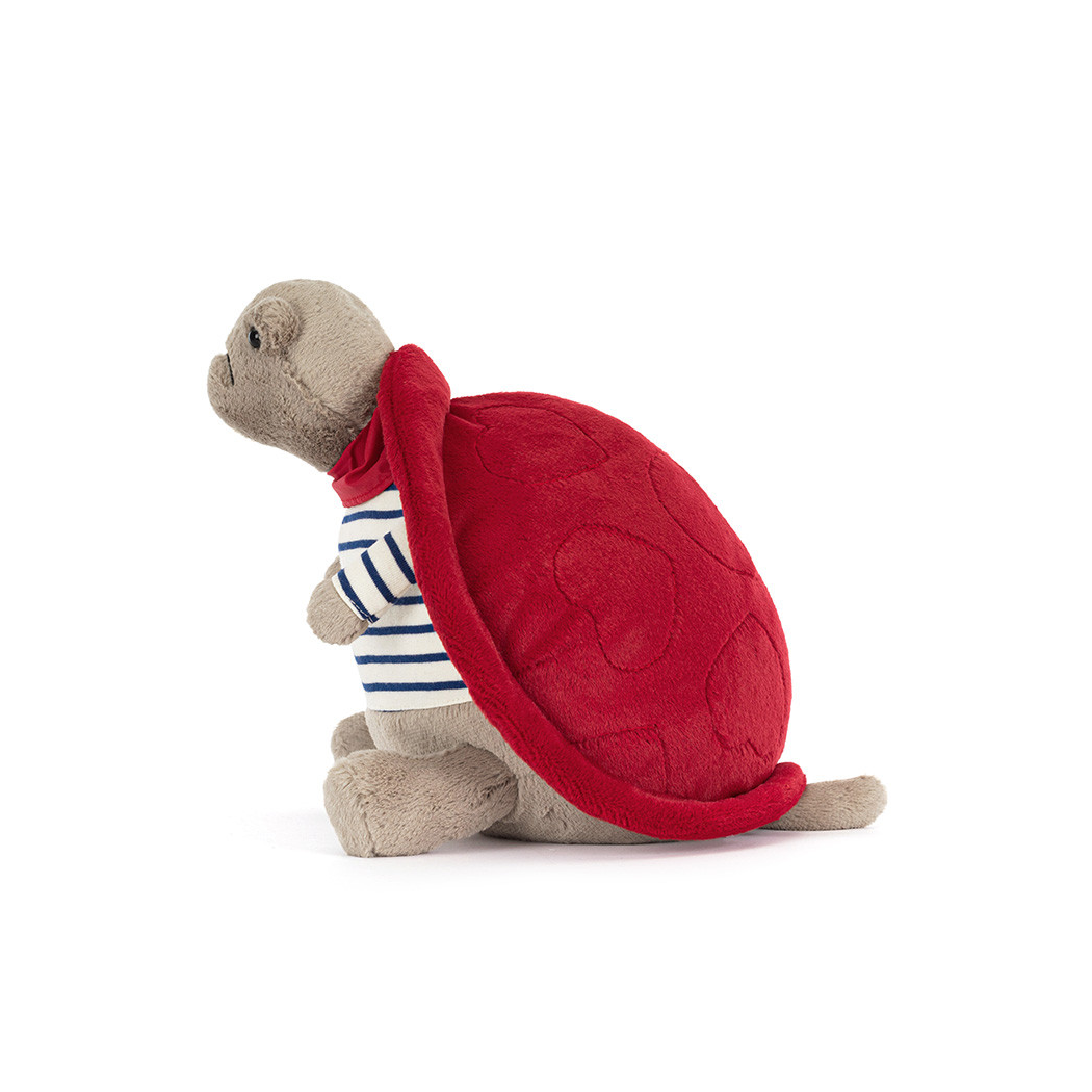 PROMOCJA Romantyczny Żółw Timmy - Pluszowy Żółwik w Miłosnej Stylówce - Maskotka Przytulanka - JellyCat
